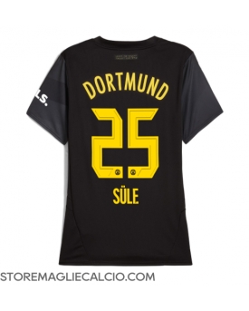 Borussia Dortmund Niklas Sule #25 Maglia Gara Trasferta Repliche 2024-25 Donna Maniche Corte